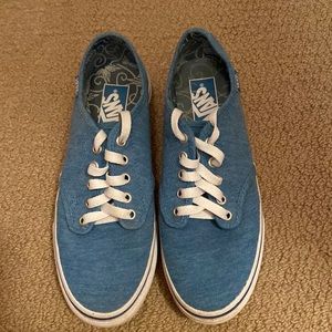 Vans sneakers, teal color, size 8